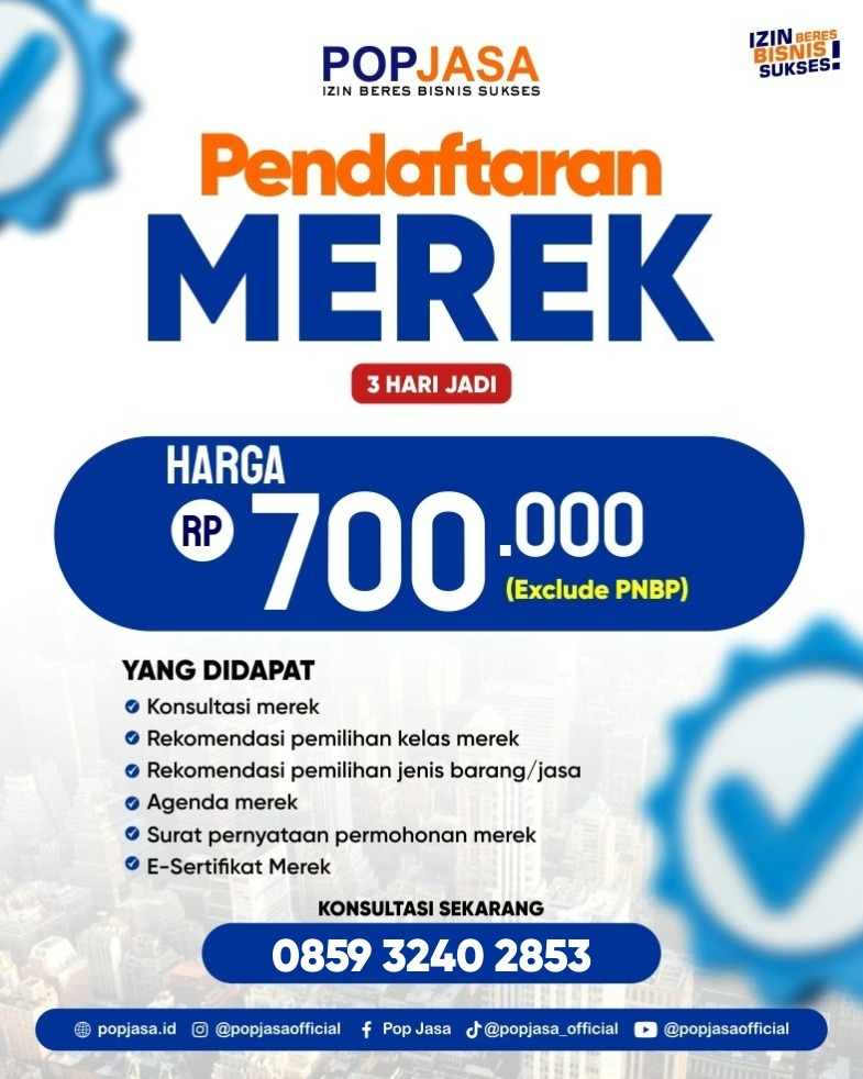 Daftar Hak Merek Pop Jasa