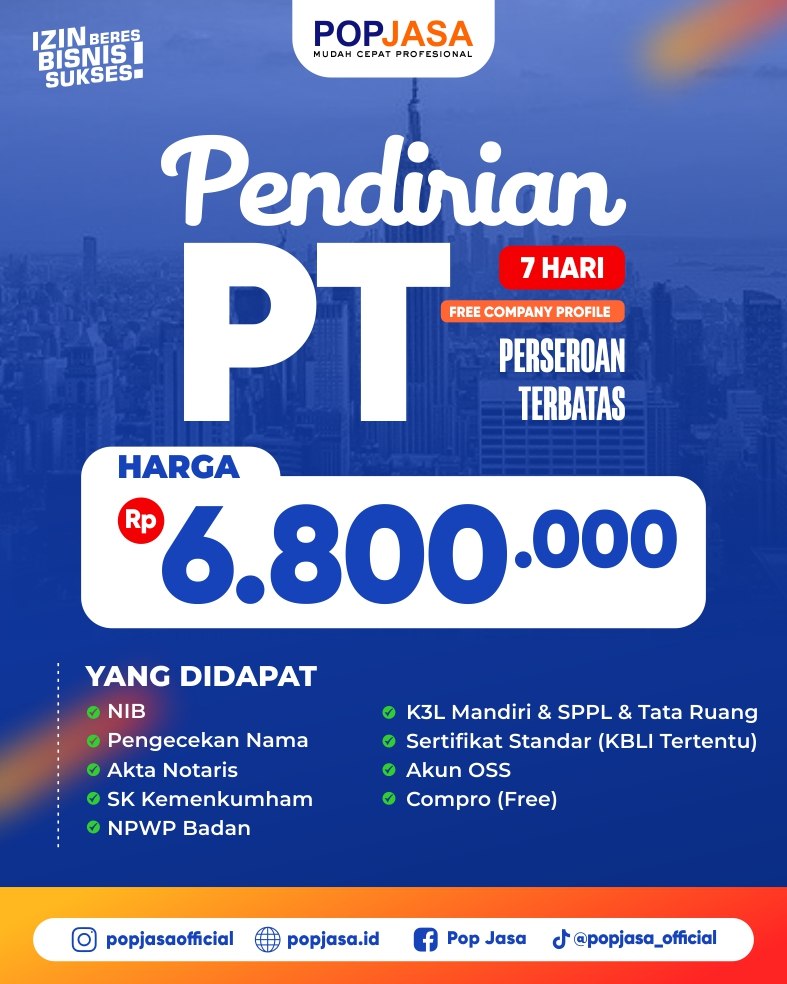 Urus PT di Popjasa