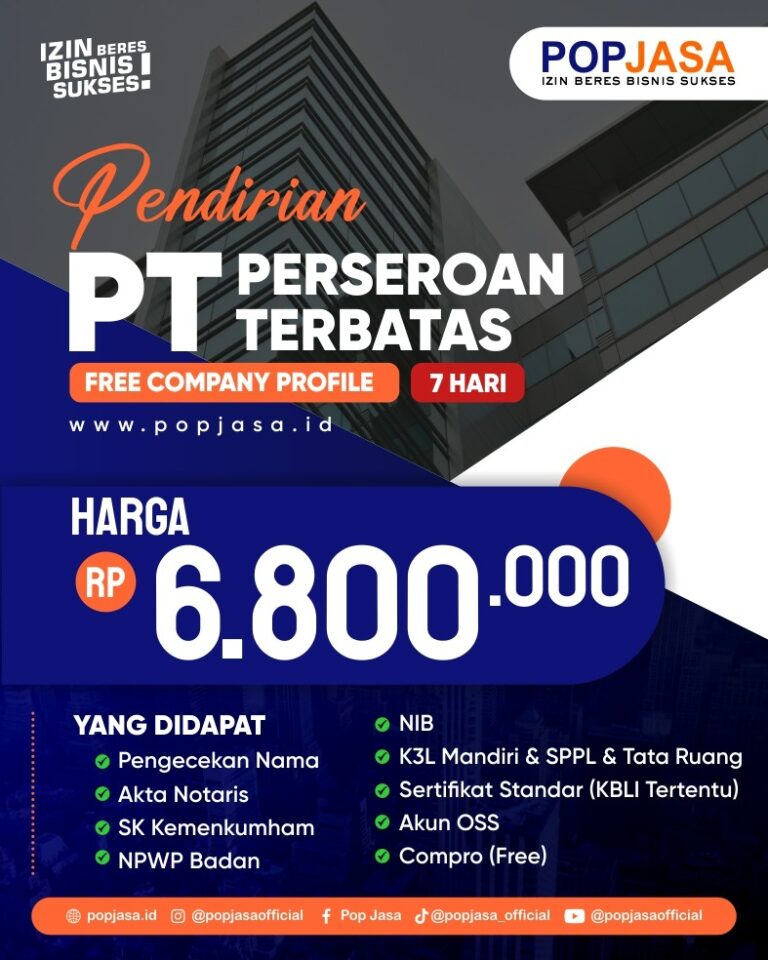 Pendirian PT di Popjasa
